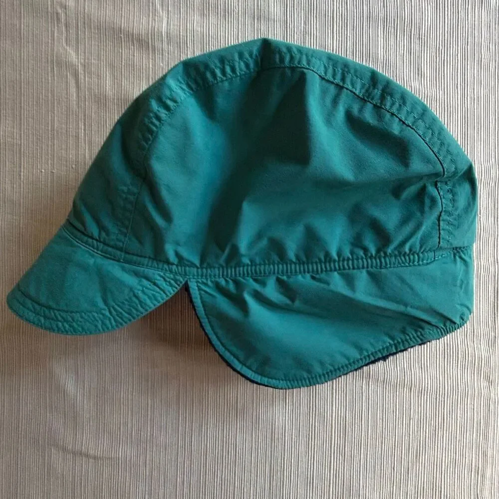 LL Bean Vintage Fleece Lined Winter Hat Ear Flaps Men’s Large Made in USA